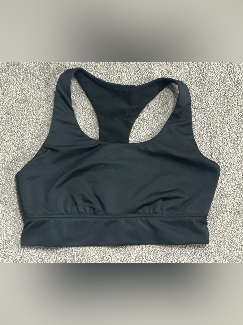 aerie Black Racerback Light-Support Sports Bra
